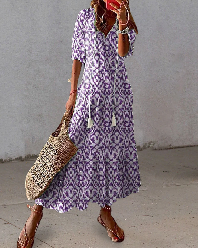 Maud | Elegante Boho Jurk