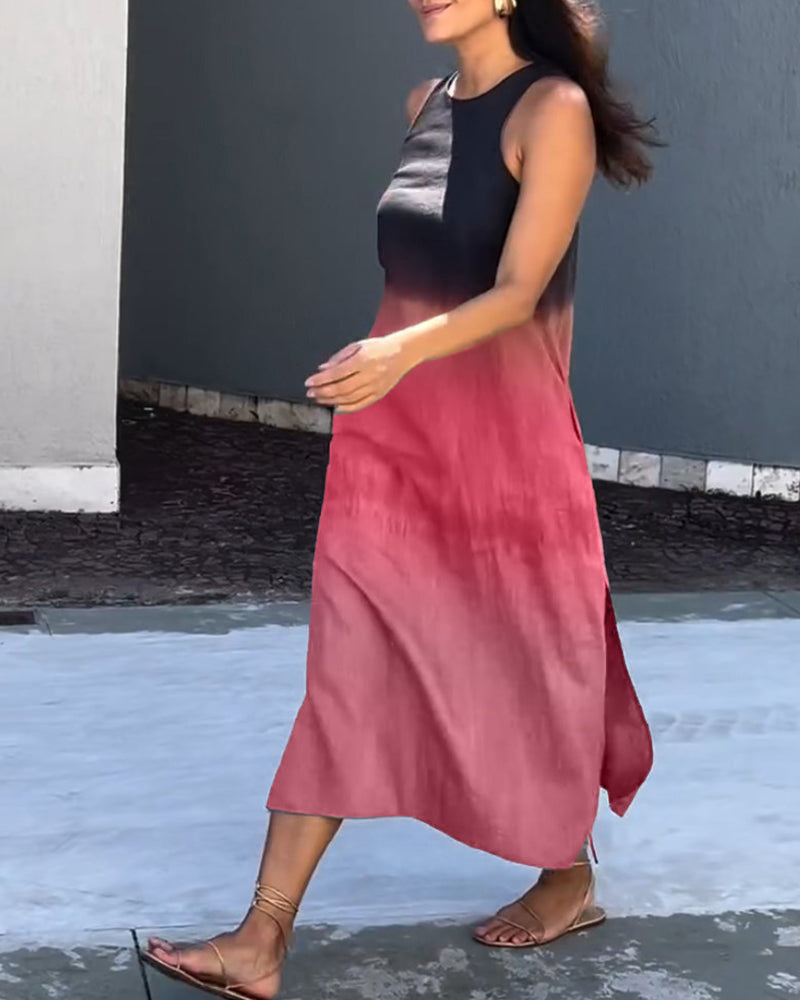 Gina | Modieuze Mouwloze Jurk