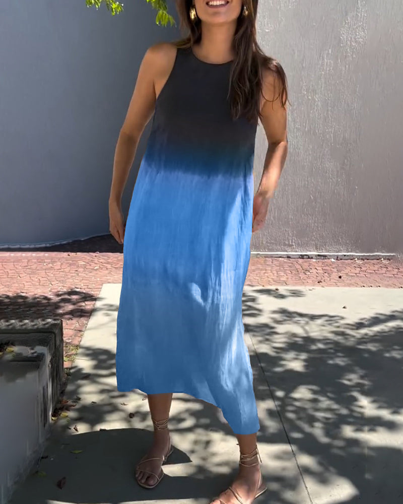 Gina | Modieuze Mouwloze Jurk