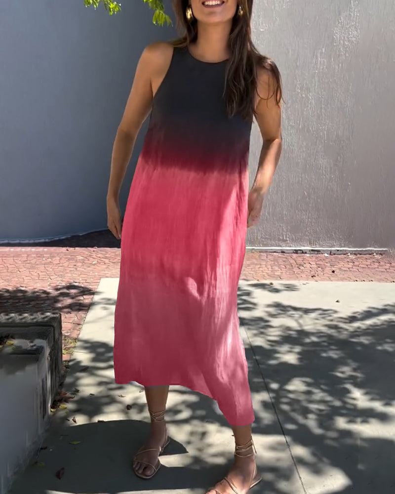 Gina | Modieuze Mouwloze Jurk