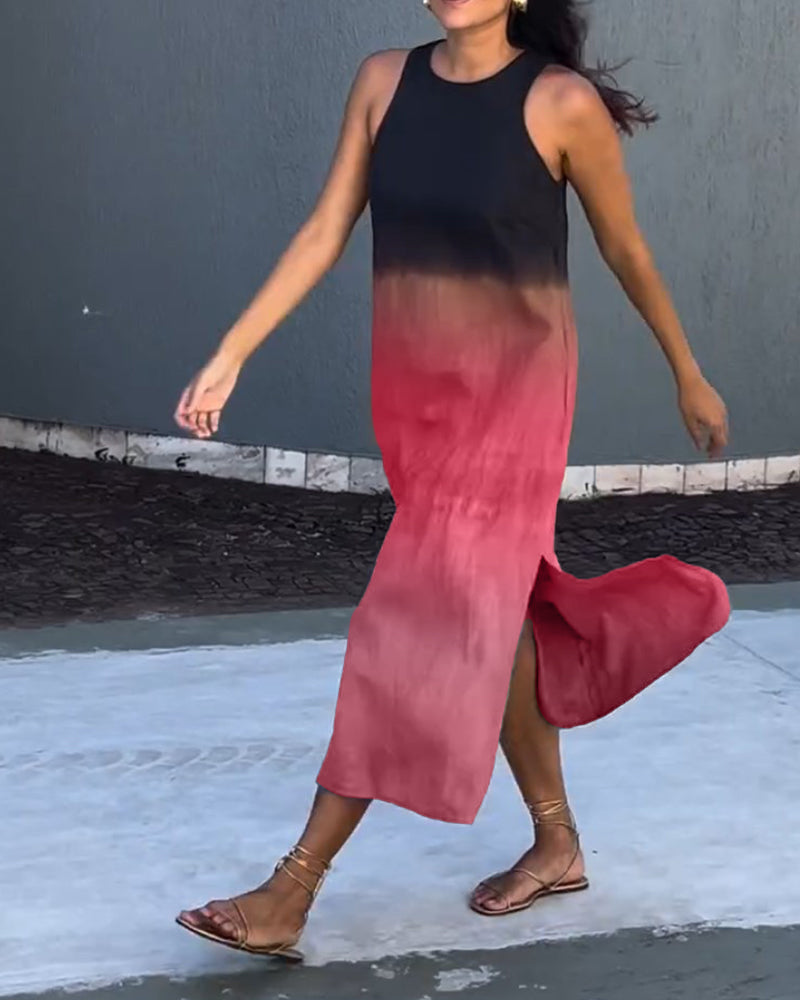 Gina | Modieuze Mouwloze Jurk