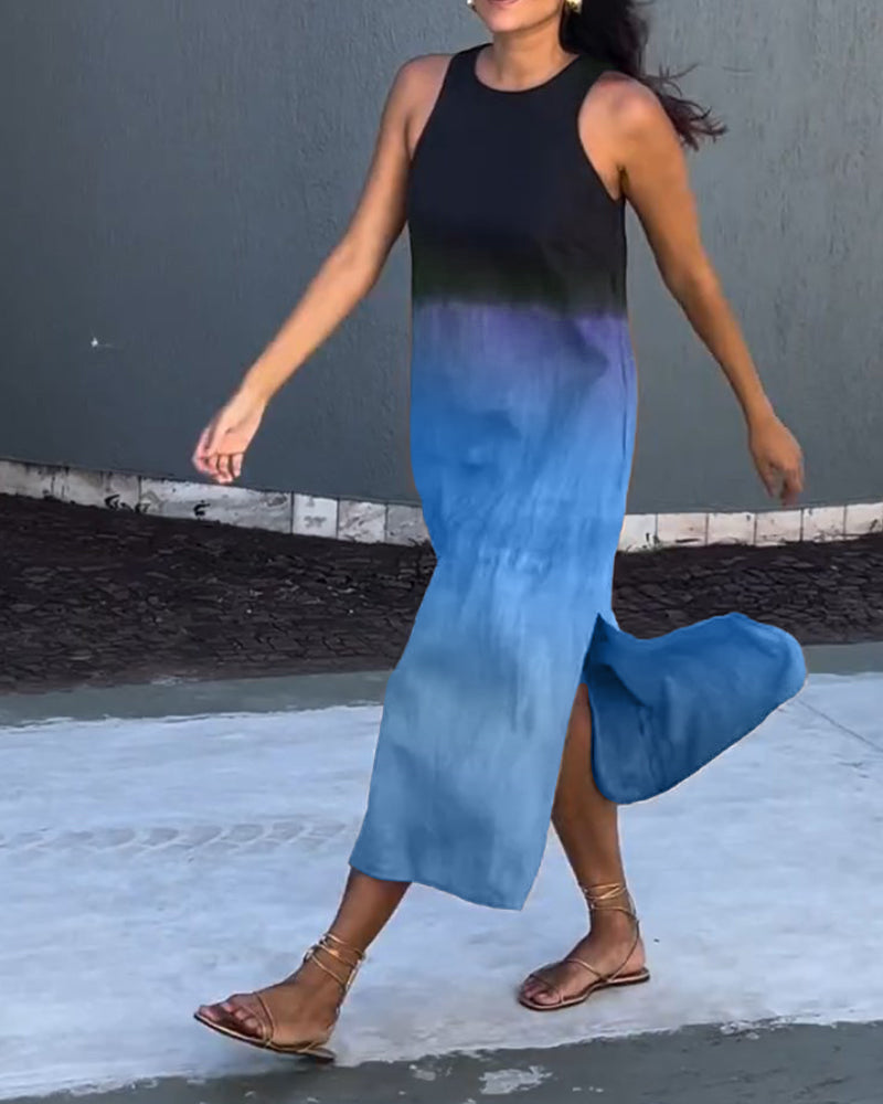 Gina | Modieuze Mouwloze Jurk