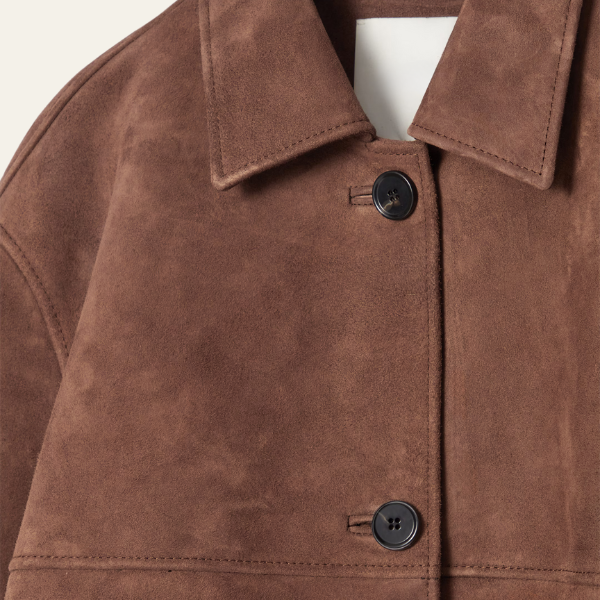 Josje | Collared Suede Jacket