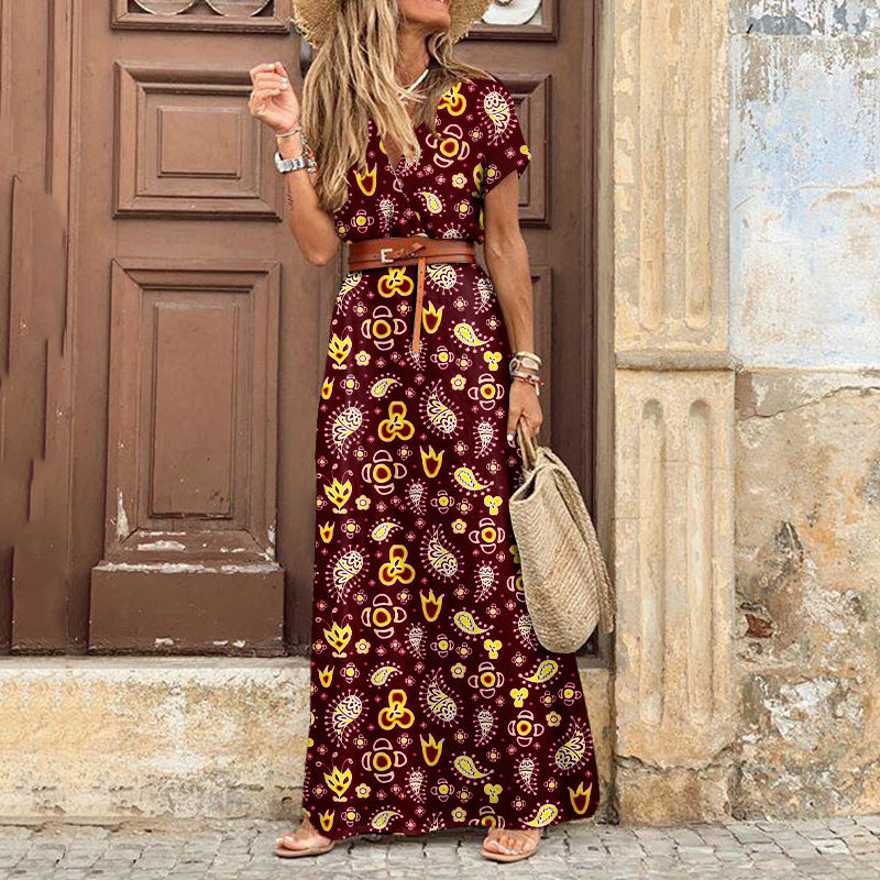 Denise | Elegante Bohemian Maxi-Jurk