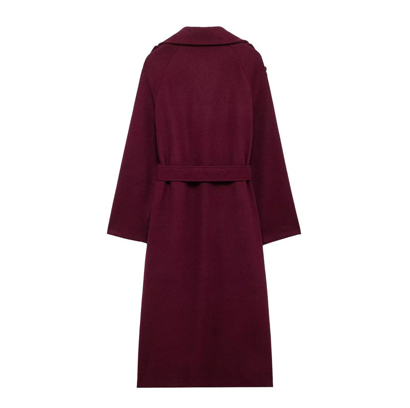 Sara| Classy Burgundy Jas