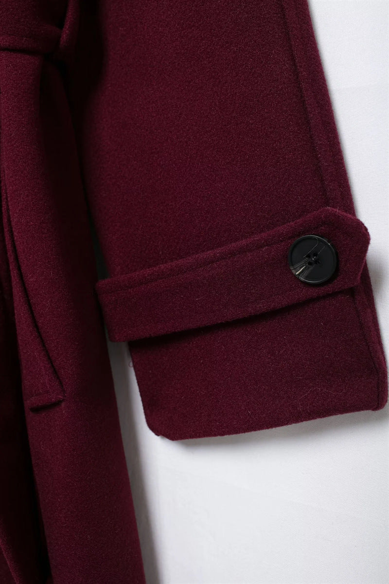 Sara| Classy Burgundy Jas