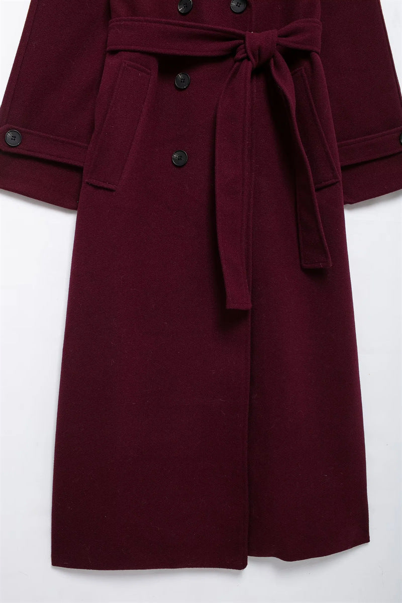 Sara| Classy Burgundy Jas