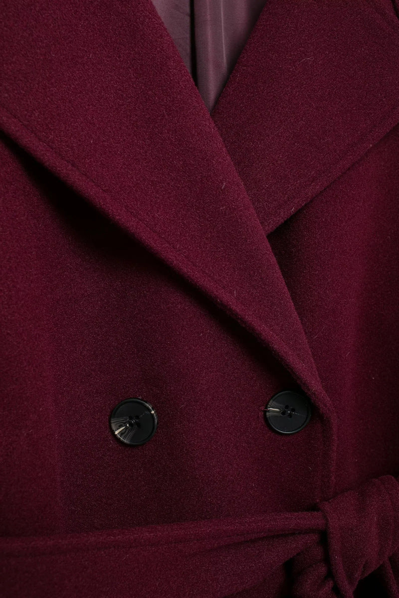 Sara| Classy Burgundy Jas