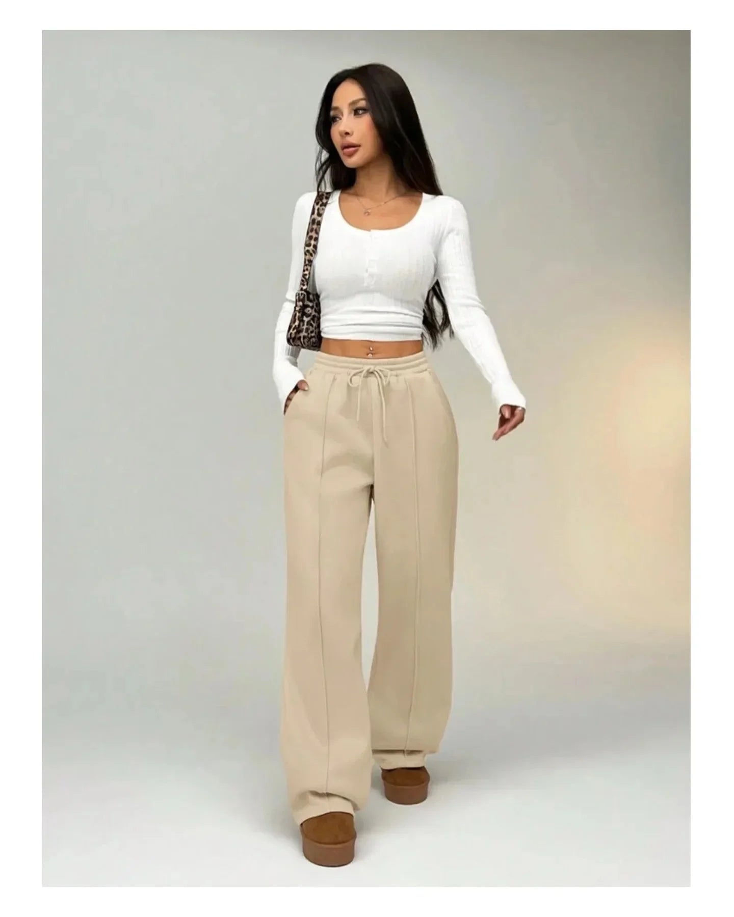 Essential | Comfortabele Wide-Leg Joggingbroek