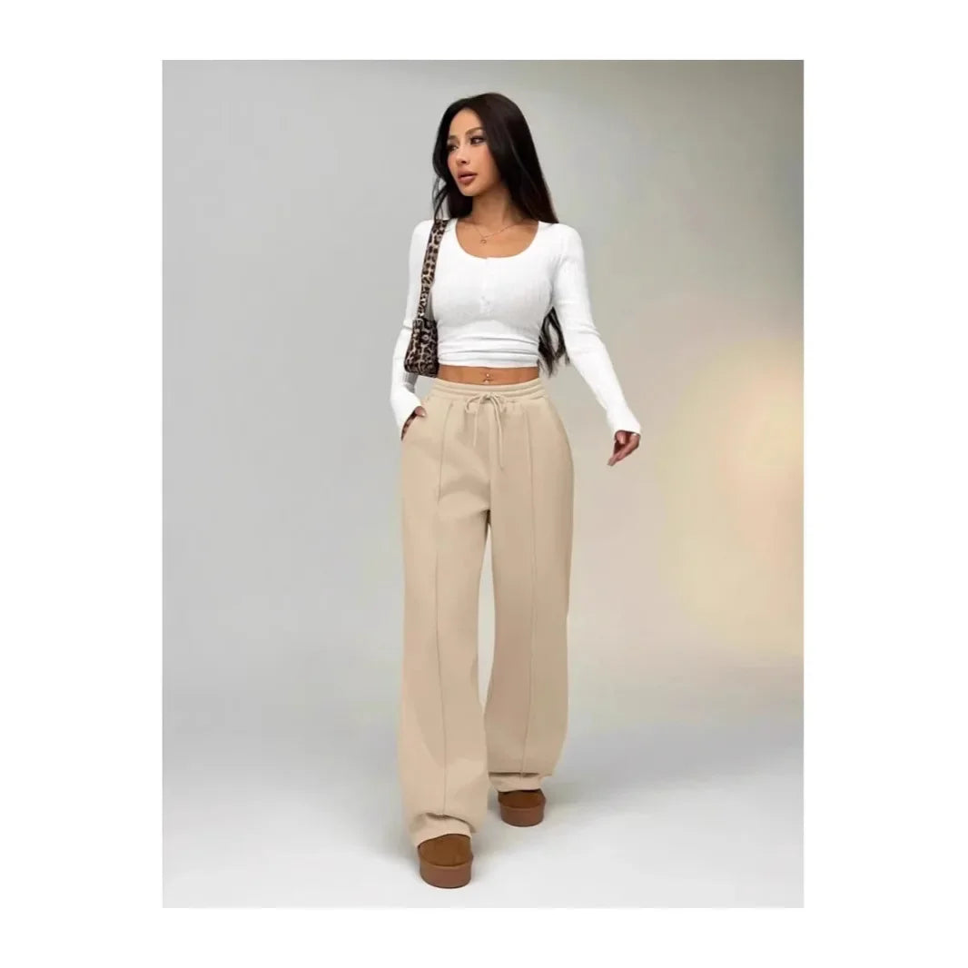 Essential | Comfortabele Wide-Leg Joggingbroek