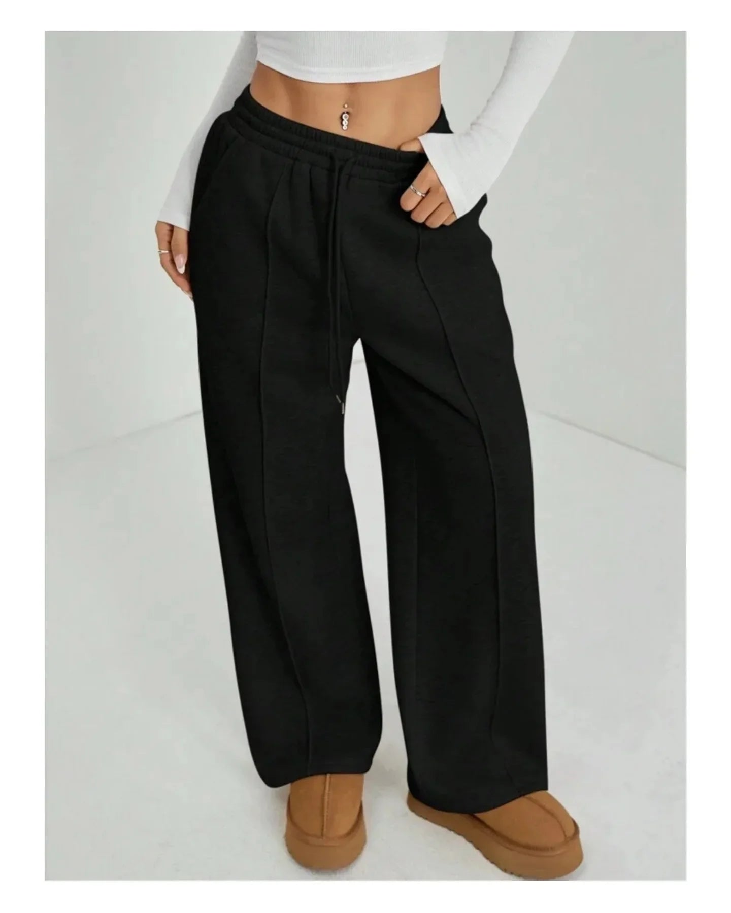 Essential | Comfortabele Wide-Leg Joggingbroek