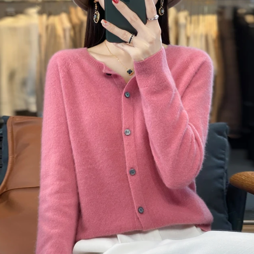 Natasha| Elegante Knoopjes Cardigan