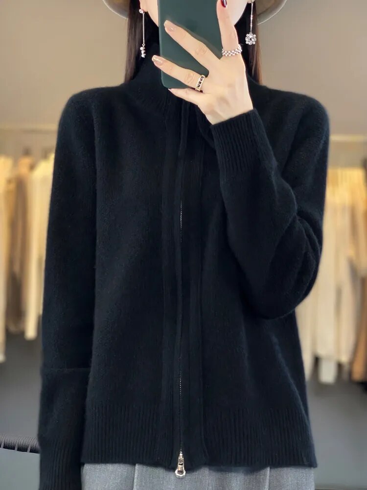 Isa | Cozy Zip-Up Cardigan