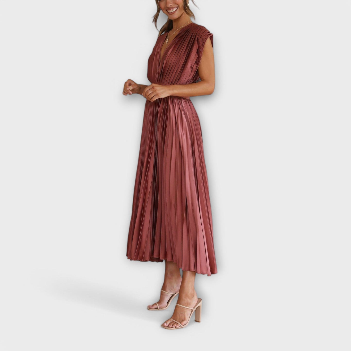 Maria - Stijlvolle Vouwjurk