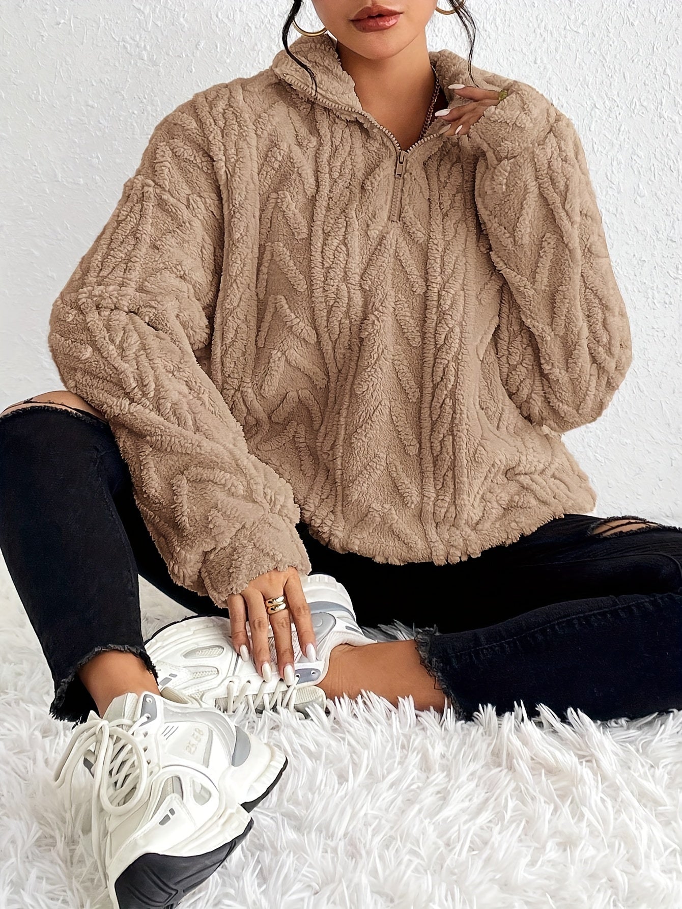 Dorentina| Elegante Fleece Trui