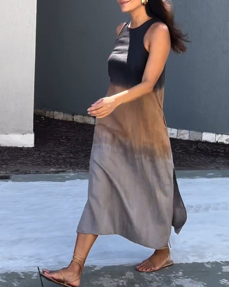 Gina | Modieuze Mouwloze Jurk