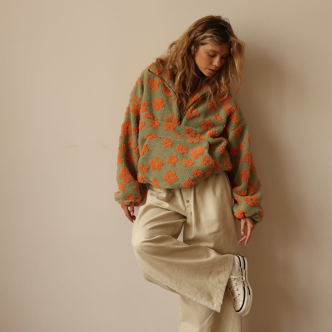 Suzan | Trui met bloemenprint