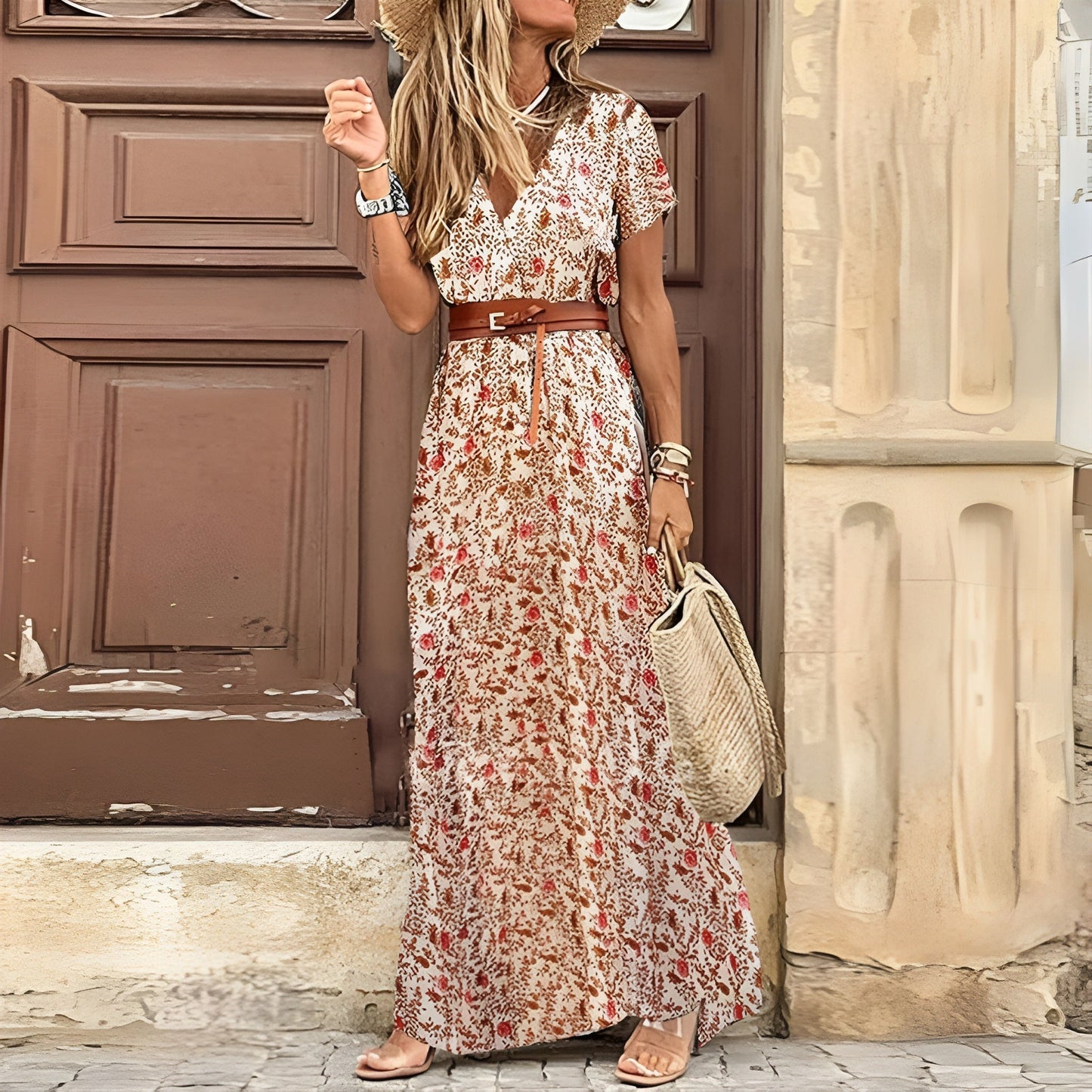 Denise | Elegante Bohemian Maxi-Jurk