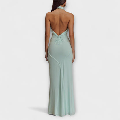 Lagune - Slinky Halter Maxi Jurk