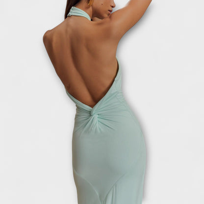 Lagune - Slinky Halter Maxi Jurk