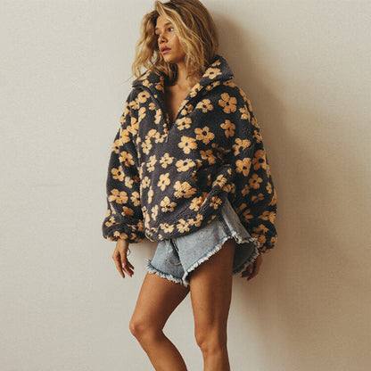 Suzan | Trui met bloemenprint