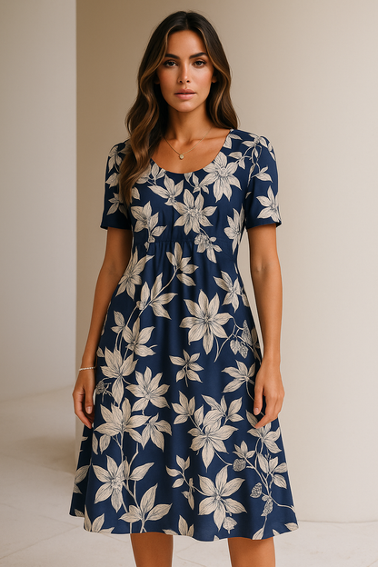 Carolina | Chique jurk met speelse print