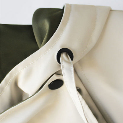 Karen | Moderne Tweekleurige Trenchcoat