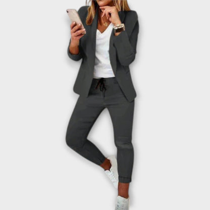 Sophia – Elegante en comfortabele blazer-set
