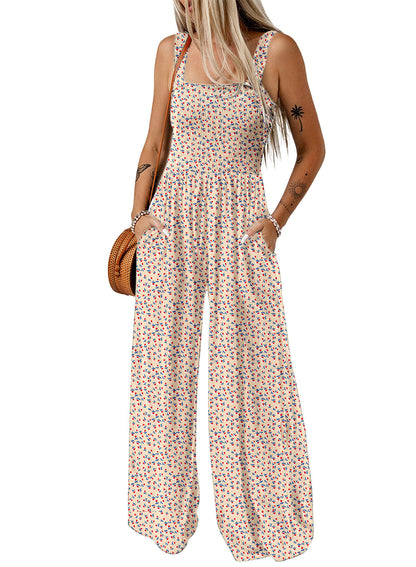 Tara | Boho Jumpsuit met Wijde Pijpen