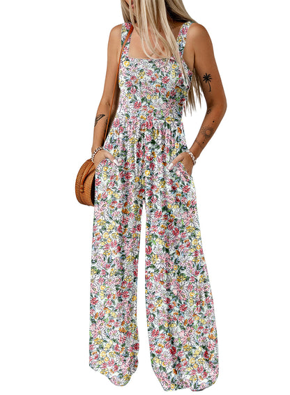 Tara | Boho Jumpsuit met Wijde Pijpen