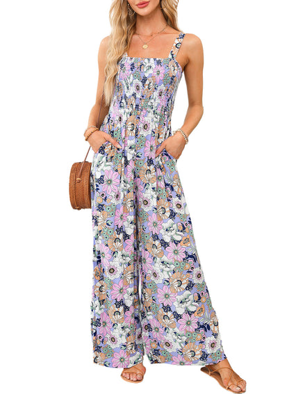 Tara | Boho Jumpsuit met Wijde Pijpen