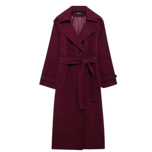 Sara| Classy Burgundy Jas
