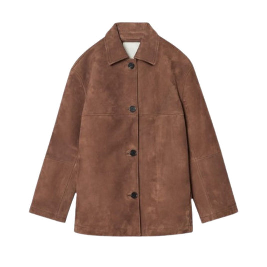 Josje | Collared Suede Jacket