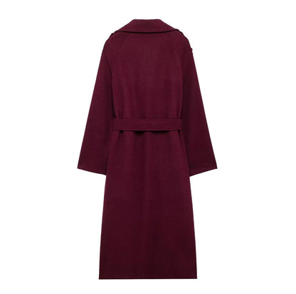 Sara| Classy Burgundy Jas