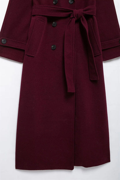 Sara| Classy Burgundy Jas