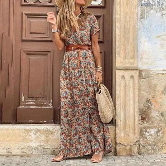 Denise | Elegante Bohemian Maxi-Jurk