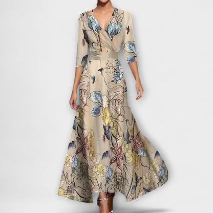 Alma - Elegante Mouw Ontwerp Damesjurk